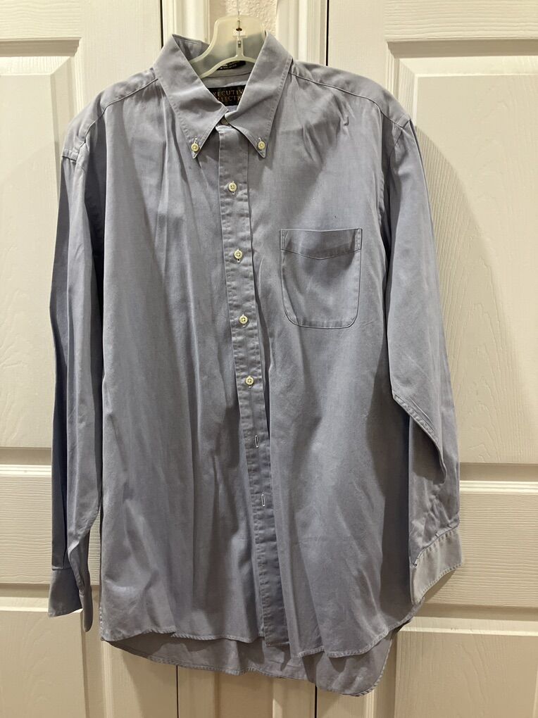 Light Blue Executive Collection Button Up Shirt