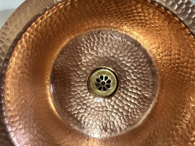 Hammered Copper Sink