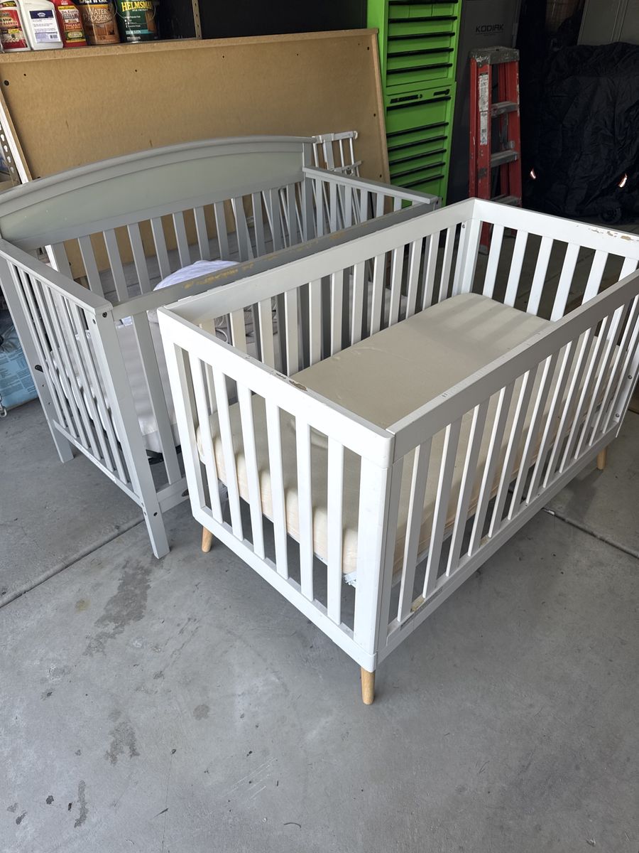Baby cribs, used, 25 bucks each