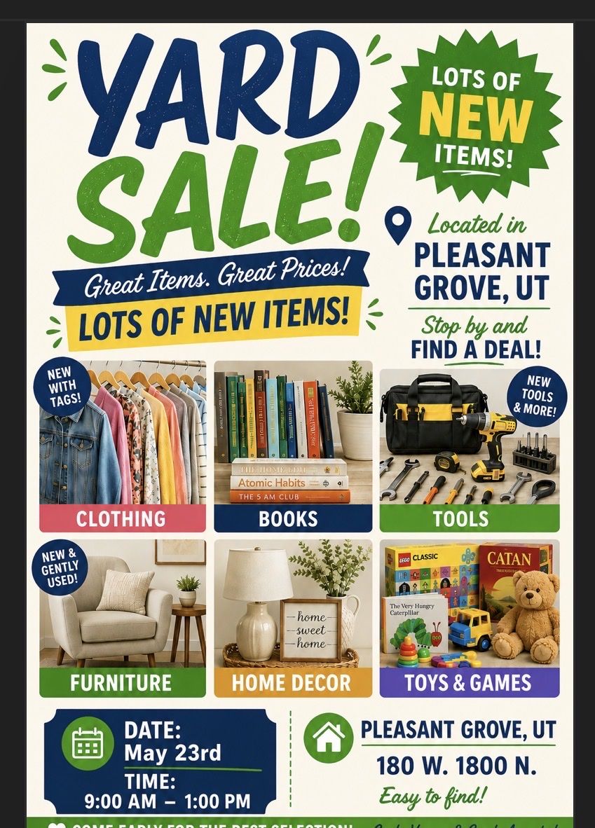 HUGE MULTI-FAMILY YARD SALE IN P.G.