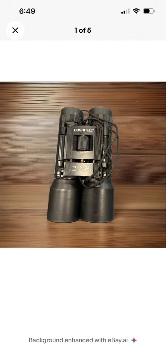 BUSHNELL Compact Binoculars 16 x 32mm 188 ft at 1000 YDS w/ Soft Case