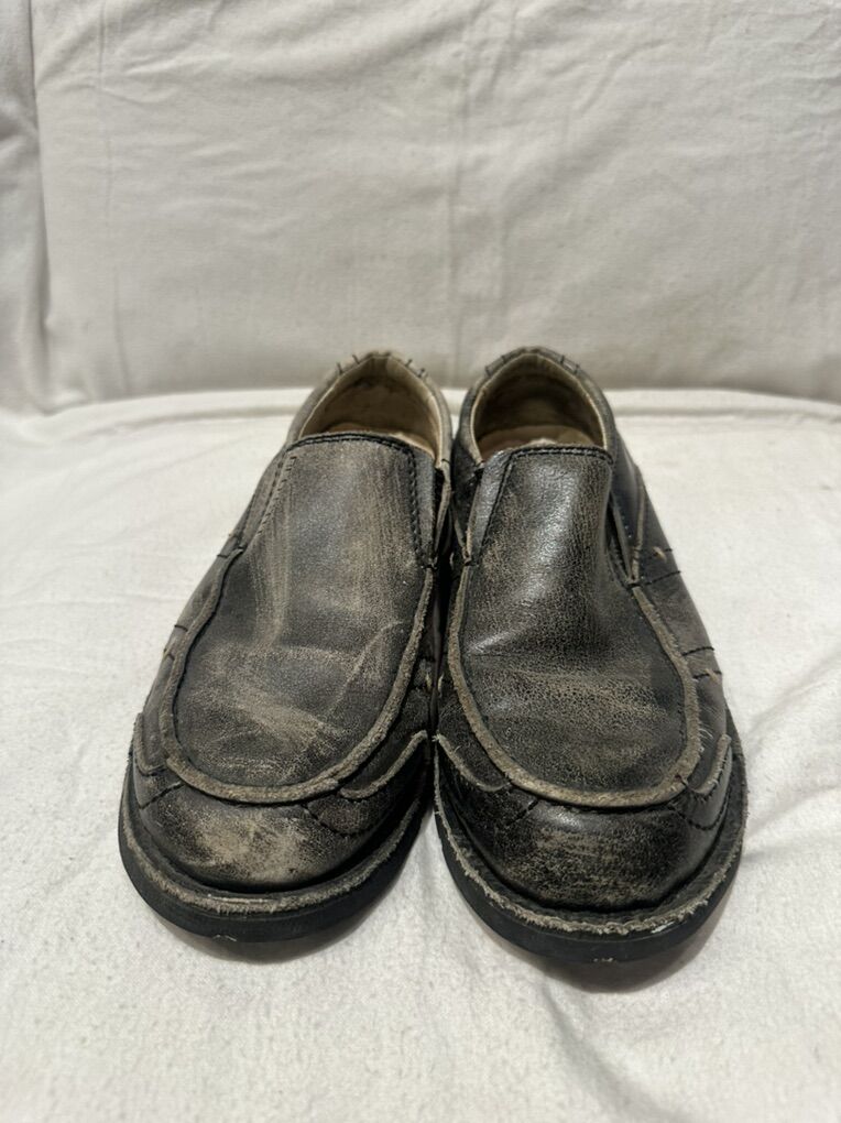 Bed Stu Mens Size 9 Black, Leather Loafer Shoes