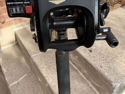 Shimano Fishing pole and Cabela’s Depth Master Trolling Reel