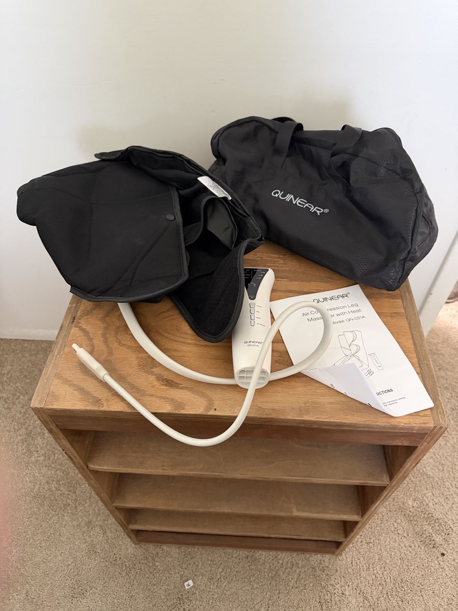 Quinear QN-021A Air Compression Leg Massager with Heat - Relaxation & Circulation