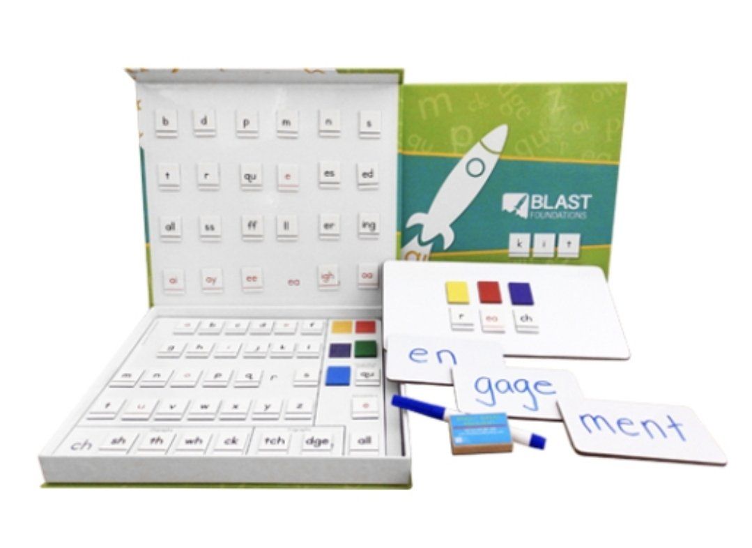 New! Blast Foundations Phonics Kit from Really Great Reading grades K- 2 support magnetic tiles