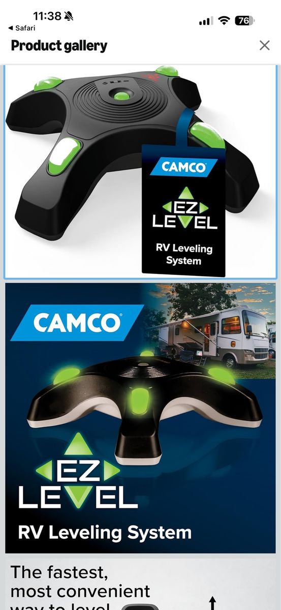 CAMCO EZ LEVEL RV Leveling System - Fast & Convenient RV Leveling Tool