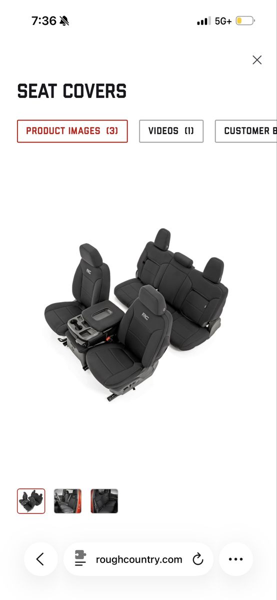 19-26 Silverado seat covers RC