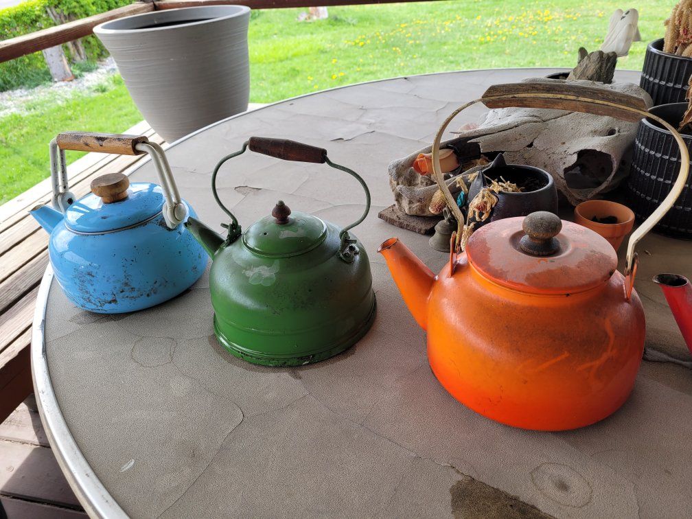 vintage teapots