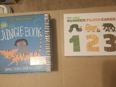 Educational Children's Kindergarten Learning library new in box.
Games Bundle - Number Flash Cards and Puzzles 1 2 3 Eric Carle