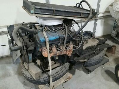 Complete Chevy 454 and auto transmission (running)