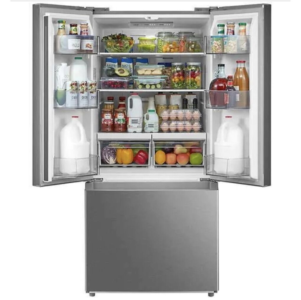 Midea 30 French Door Stainless Steel Refrigerator