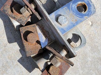 Bumper mounted trailer hitch