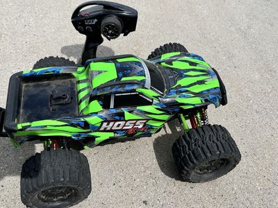 Upgraded Traxxas Hoss VXL 1/10 4X4 Truck