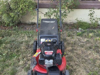 Troy-Bilt TB240 Gas Lawn Mower with Honda Engine and Grass Bag