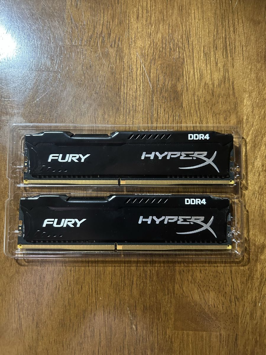 Fury hyperX 2x4gb ram