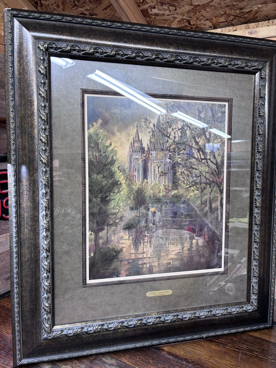 HARD TO FIND SANDRA RAST Eternal Reflections LDS Artist SIGNED & NUMBERED