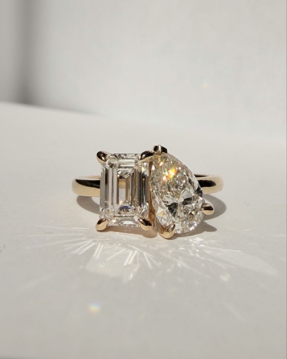 Toi et Moi Lab Grown Diamond Ring