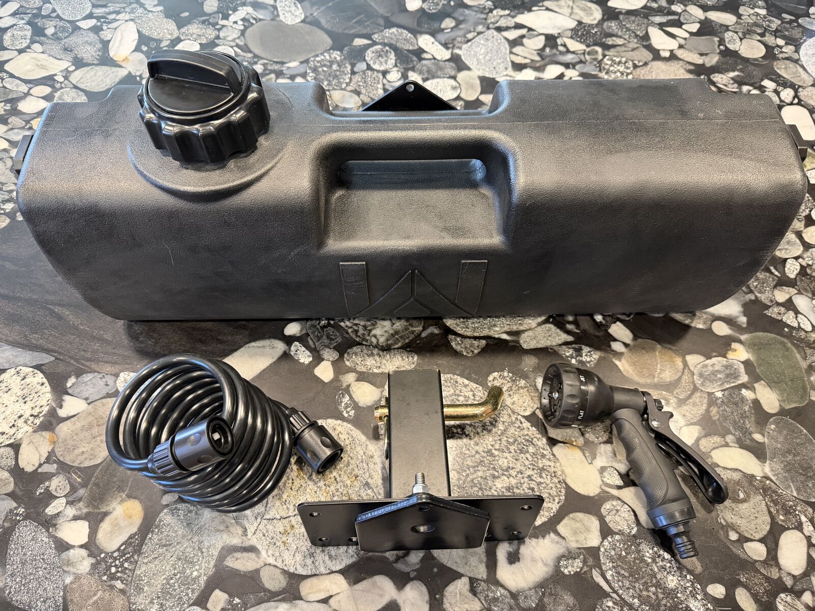 WaterPORT Day Tank 3.8 Gallon Portable Self-Pressurized Water System Bundle, $285 MSRP