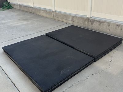 4x6 Heavy Duty Rubber Stall / Gym Mats – 3/4” Thick – 15 Available