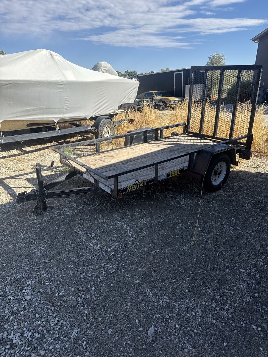 Big Tex Utility Trailer with Ramp Gate