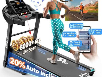 Famistar T90 Treadmill with 5.2 HP Motor and 20% Auto Incline