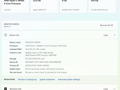 Ryzen 5 9600x, RTX 5060, 32GB DDR5