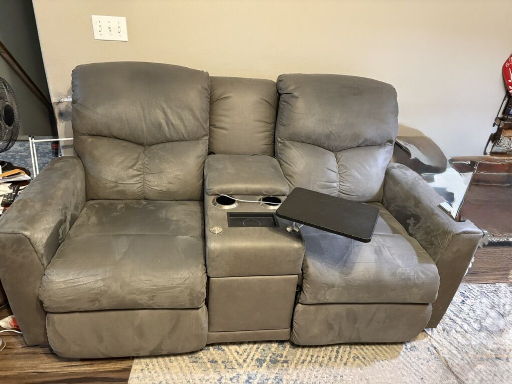 Lazy Boy Electric Recliner Love Seat LG TV
