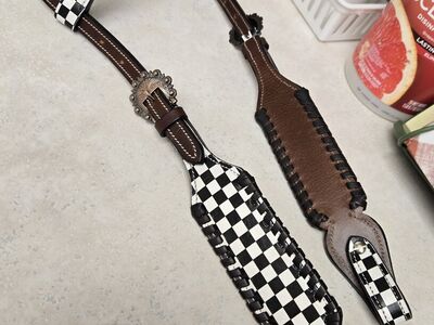 *Brand New* All Leather One Ear Headstall