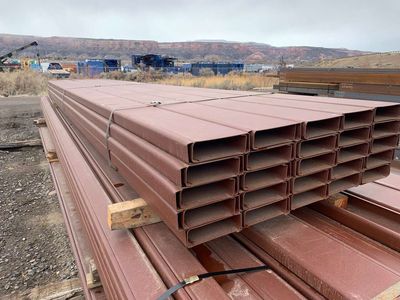 SALE PRICE - LIMITED OFFER! New Steel CEE Purlins 8 inch x 2-1/2 inch 14ga thickness x 20', 30' lengths $2.49FT