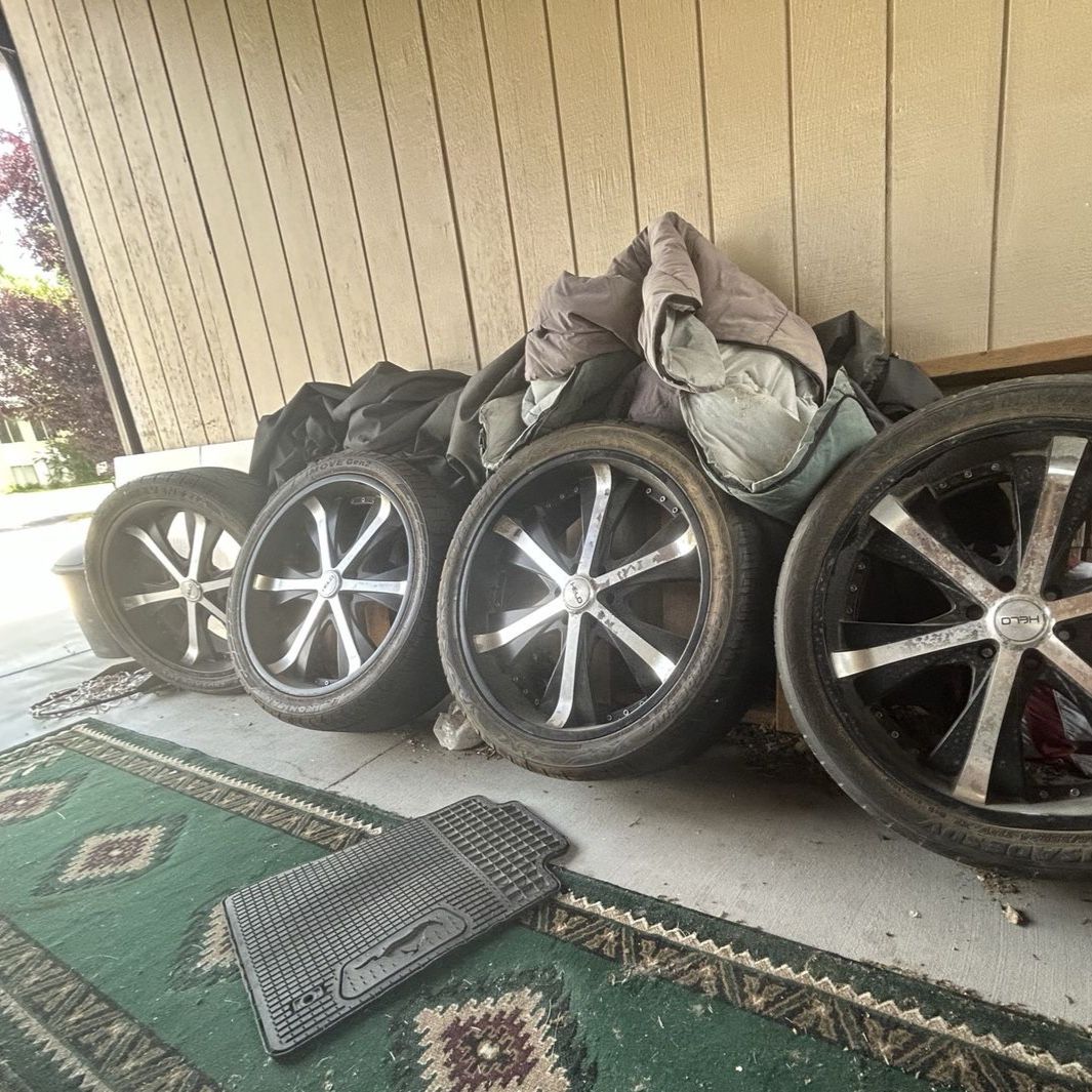 24” HELO Rims & Tires
