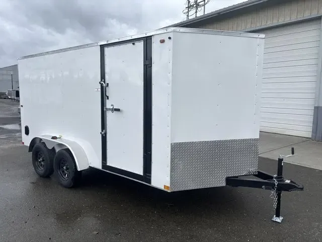 7x14 Interstate V-Nose Enclosed Cargo Trailer FREE INSPECTION