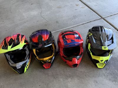 Fox Racing Motocross Helmets for Sale – Pick 1 or All 4