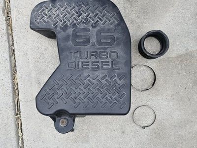 2006 Chevrolet Silverado Duramax 6.6L turbo diesel intake resonance chamber