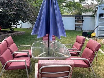 Patio table and chairs