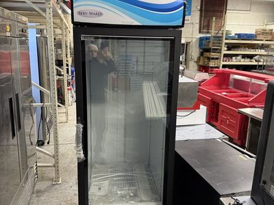 New Glass 1 Door Merchandiser 23 CFt Freezer 115 V