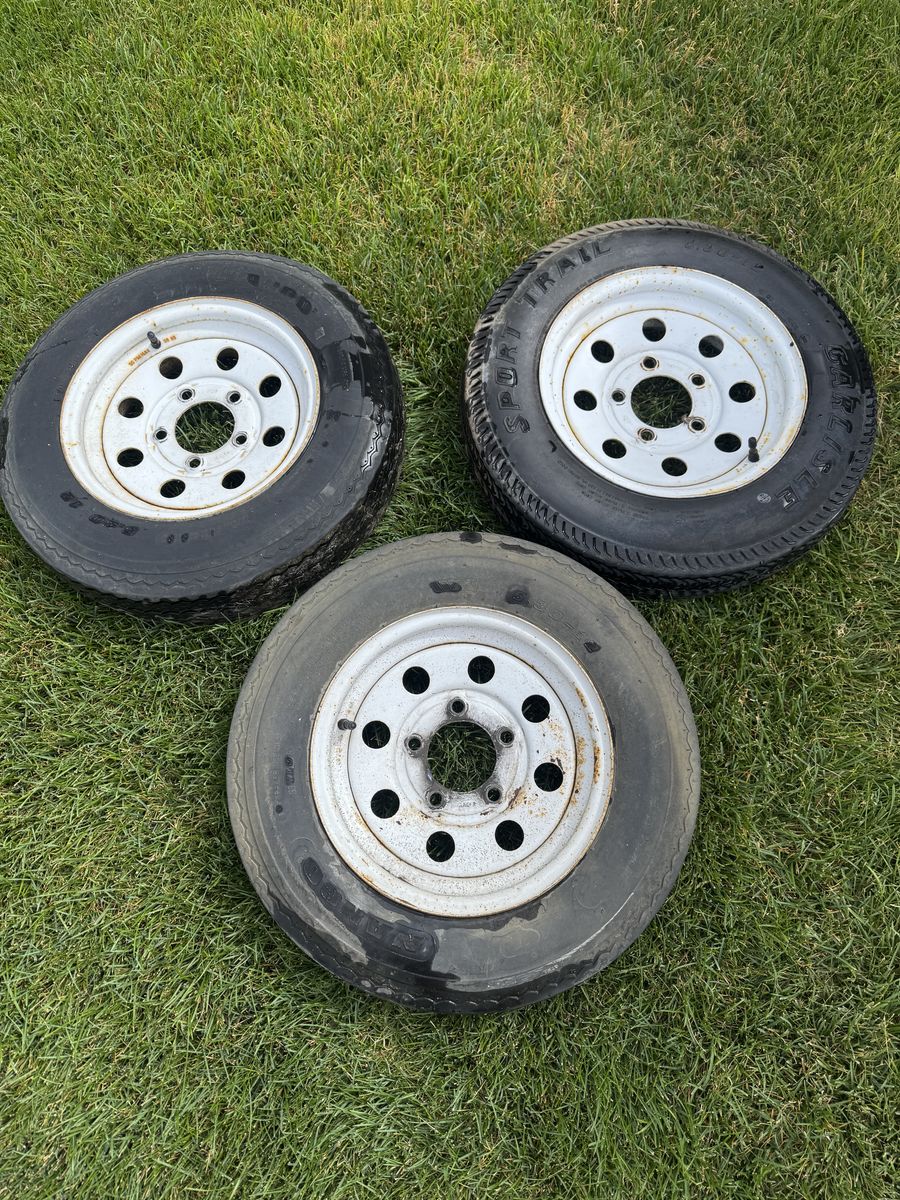 3 Trailer wheels and tires 