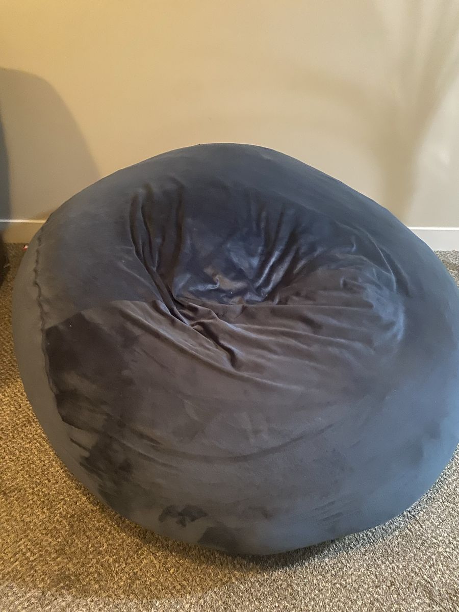 The Blue Burrito Large Bean Bag Chair – Navy Blue