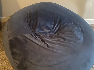 The Blue Burrito Large Bean Bag Chair – Navy Blue