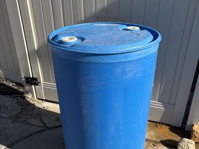 Valerex 55 gallon Water storage barrel drum $80 cash/venmo in Draper