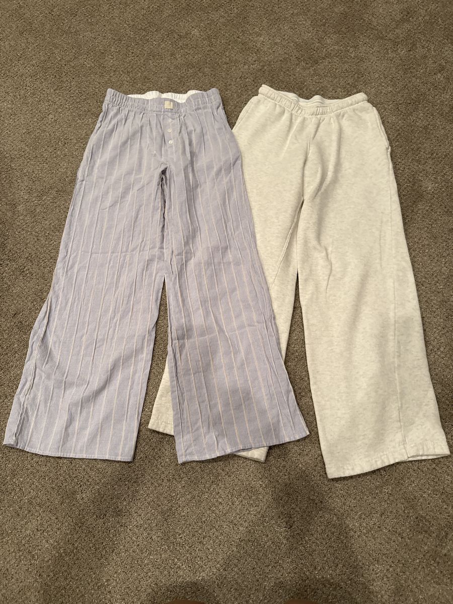Wide Leg Sweats & Pajama Bottoms XS