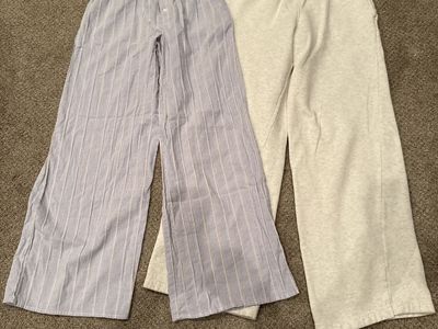 Wide Leg Sweats & Pajama Bottoms XS