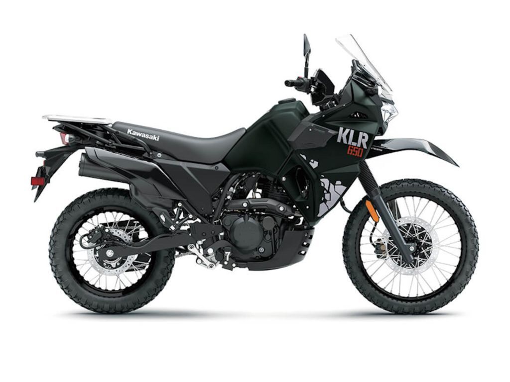 2025 Kawasaki KLR®650 Metallic Matte Old School Gr