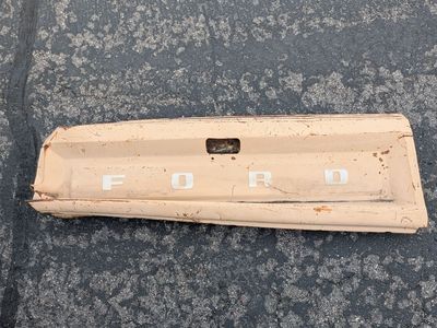 1967–1972 RICK WARNER TRUCKLAND FORD PICKUP TAILGATE ORIGINAL PATINA (dented)