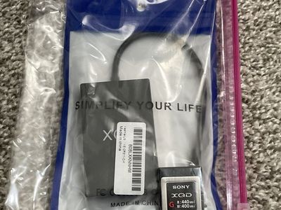 SONY 32GB XQD Memory Card and Generic card reader