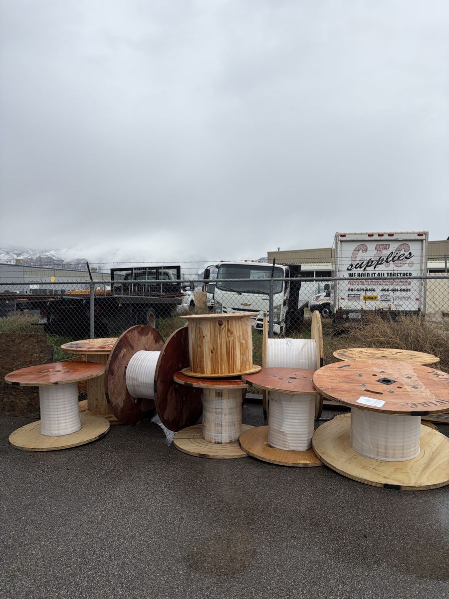 XL Wooden Wire Spools