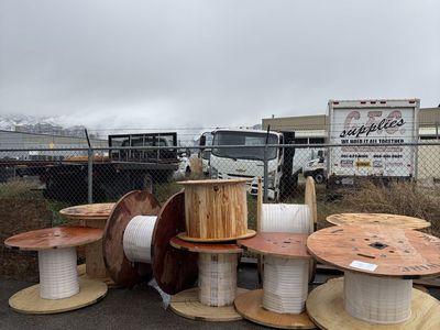 XL Wooden Wire Spools