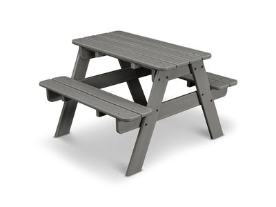 Kids Picnic Table, Slate Grey