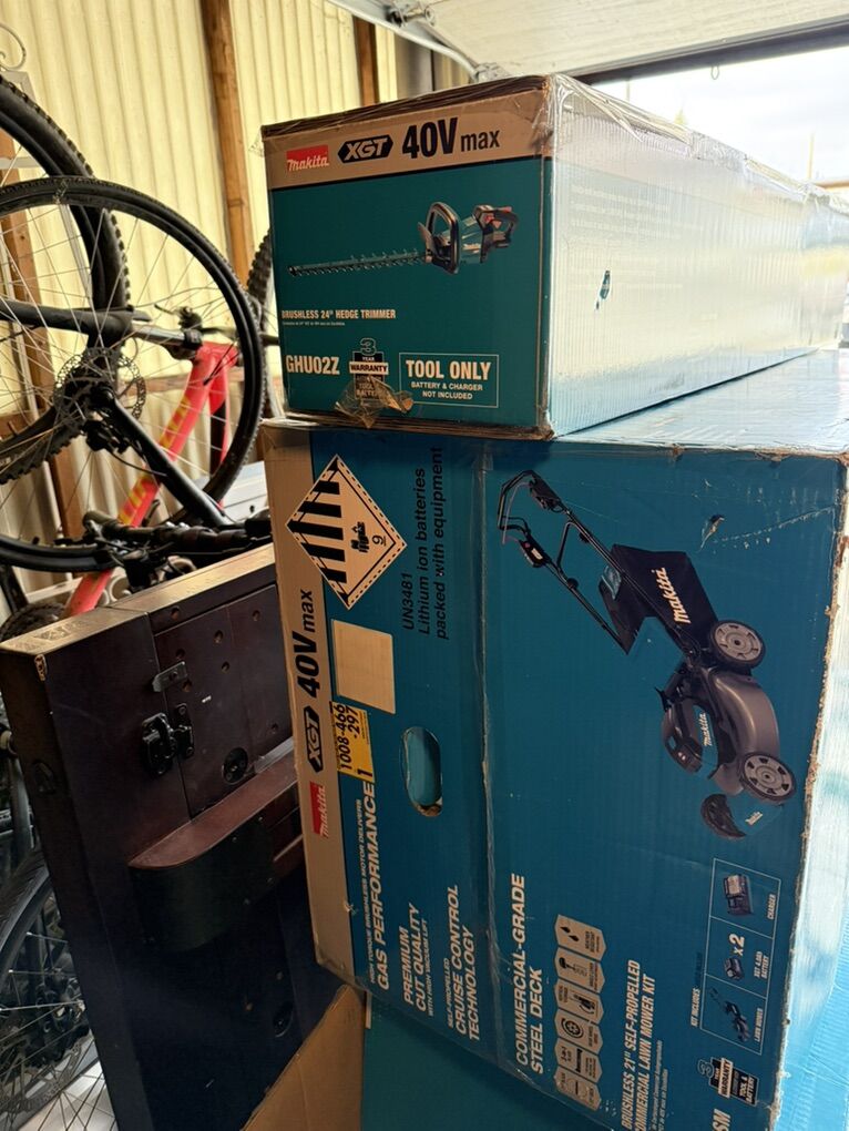 Makita Battery Mower And Hedger