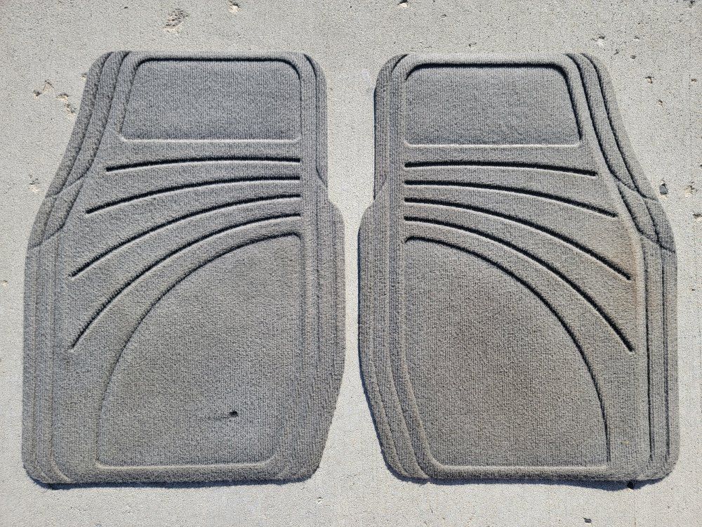 Floor Mats  Car & Truck Gray Carpeted
