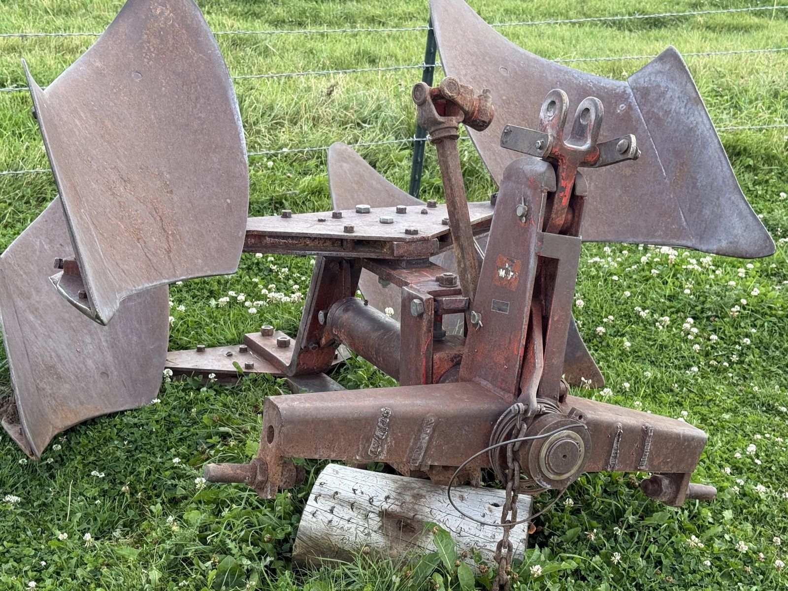 Vintage Massey Ferguson Tractor Plow Implement